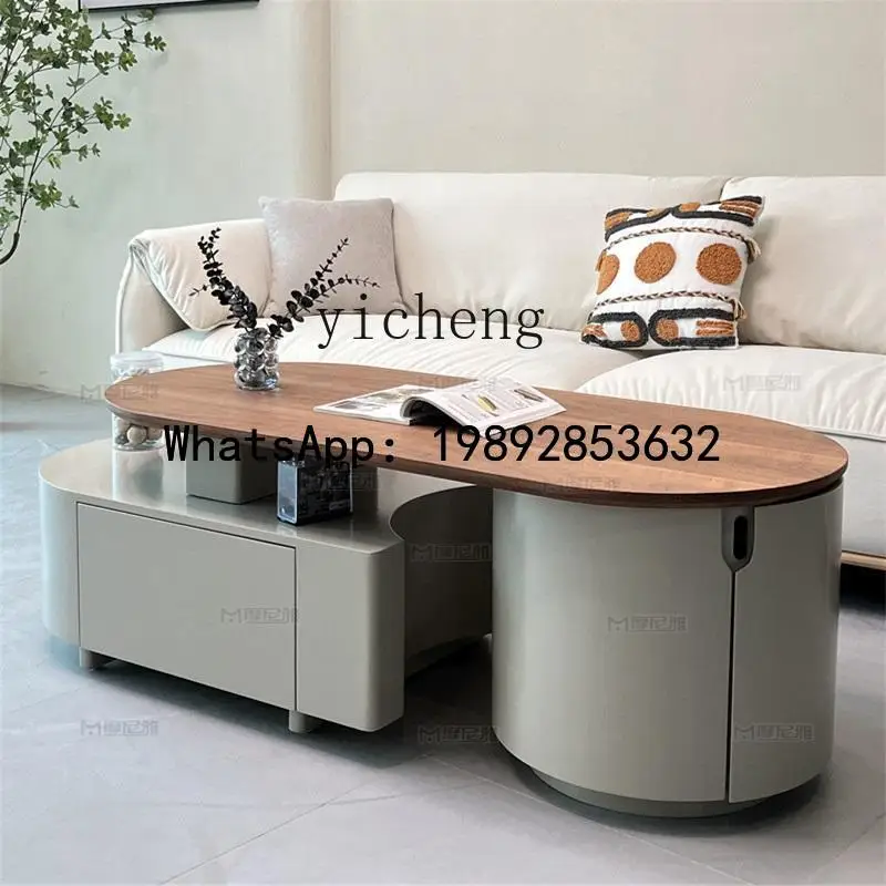 

X6 Modern Fashion Medieval Retractable Coffee Table Kettle Integrated Household High-end Tea Table