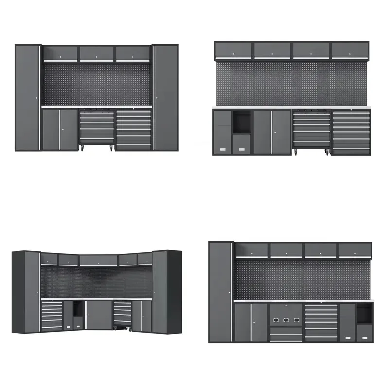 Heavy Duty Steel Modular Workbench System for Industrial Plant