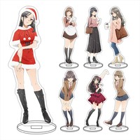 Seishun Buta Yarou Santa Claus No Yume Wo Minai Anime Acrylic Stand Model Plate Decoration Desk Figure Display Friend Girl Gift
