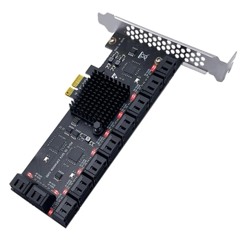 LX0B PCI-E for Smart PCIE Card with Alloy Heat Sink Heat Dissipation with ASMedia Chip PCIE Expansion