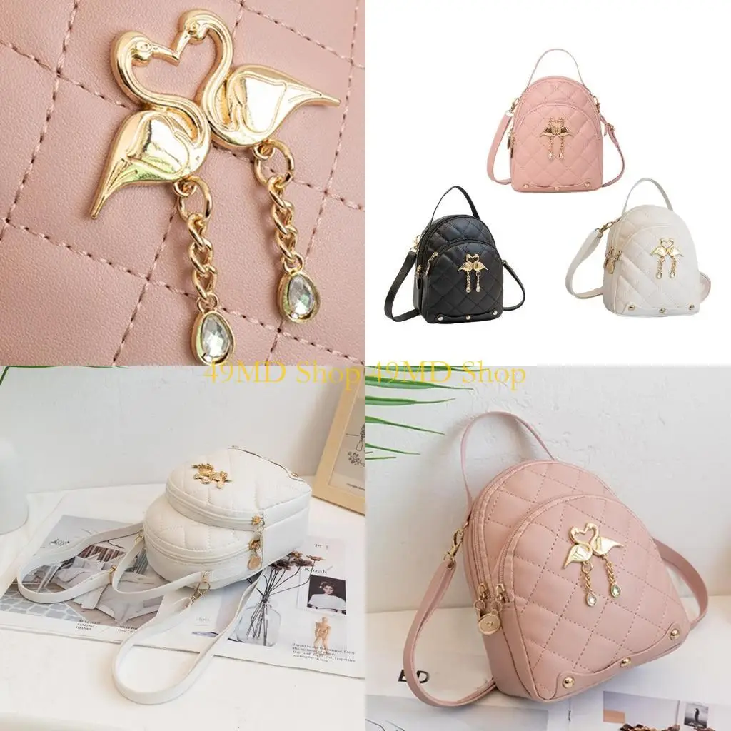 

49MD Stylish School Backpack for Ladies Small Travel Daypack Rucksack Shoulder Bag