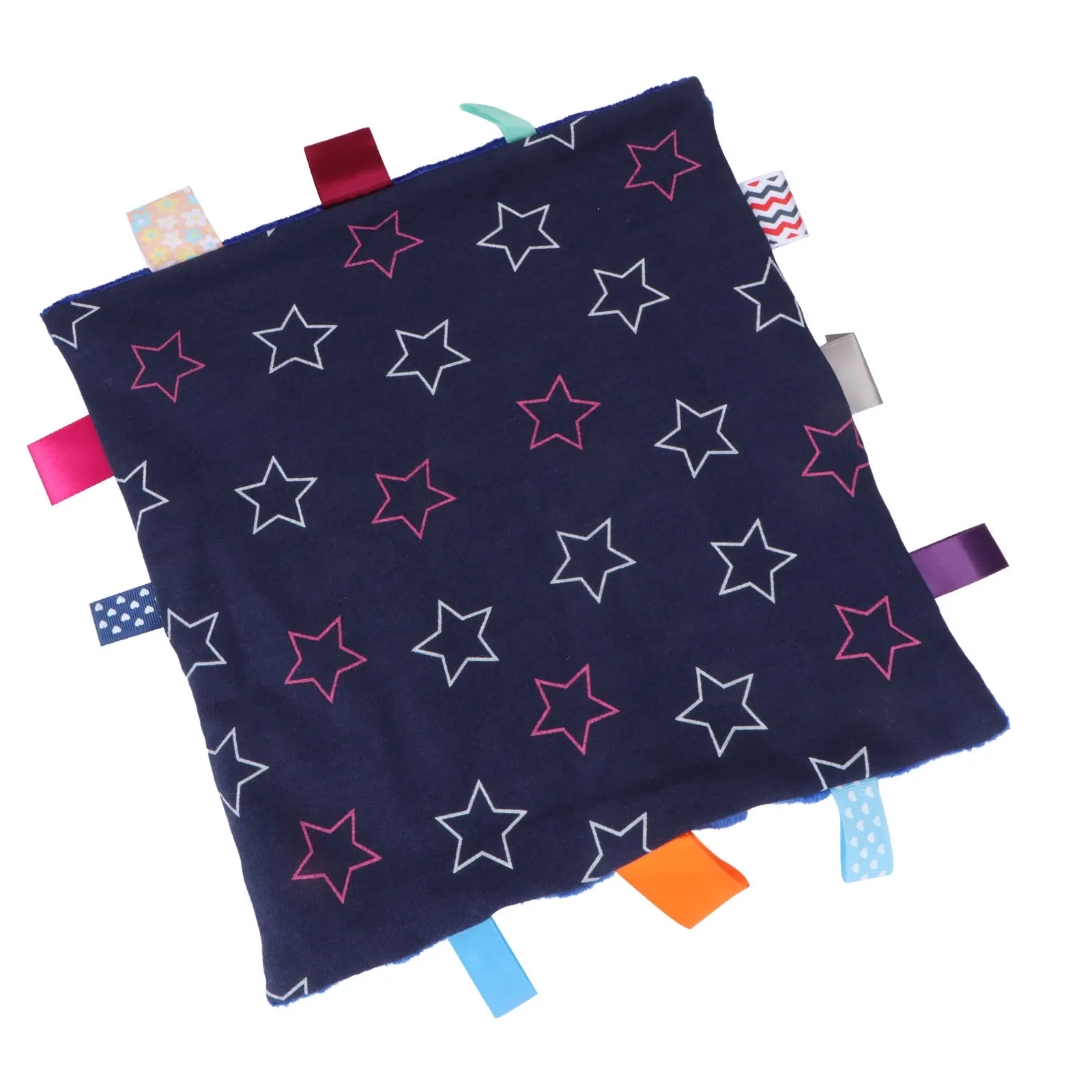 1개 수면 진정 손수건, 진정 타월, 부드러운 다채로운 콩 모양, 다채로운 태그, 상호작용 엔터테인먼트, 편안함