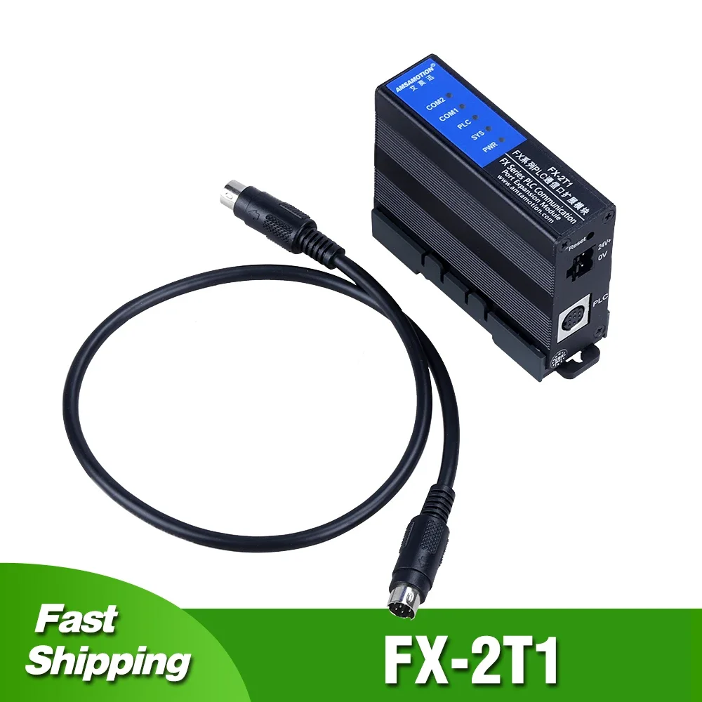 

FX-2T1 PLC Module For Mitsubishi FX1N FX2N FX3U FX3G FX3S FX1S Series PLC Serial Communication Port Expansion Module