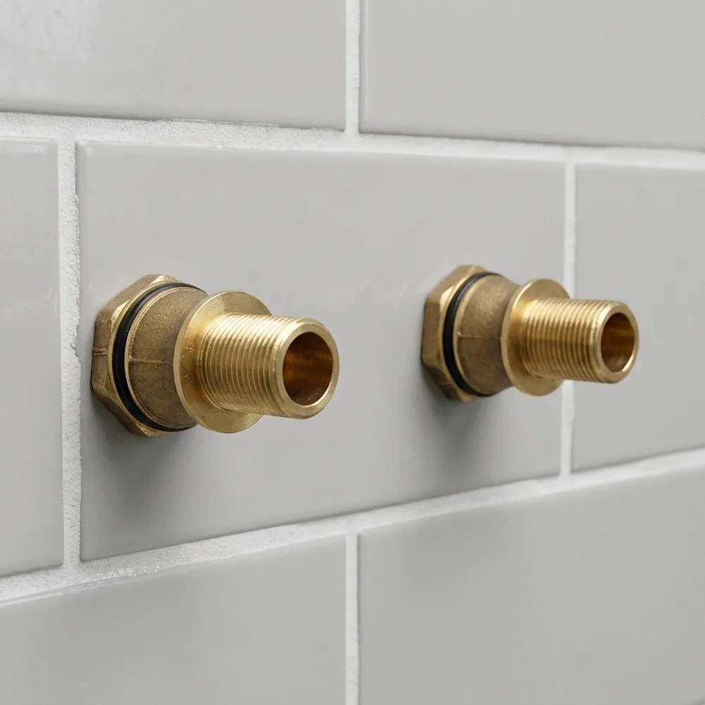 Plumbing Connector Designed for Shower Offset Elbow Fitting 95772000 Brass Build for Moisture-Rich Bathroom Use