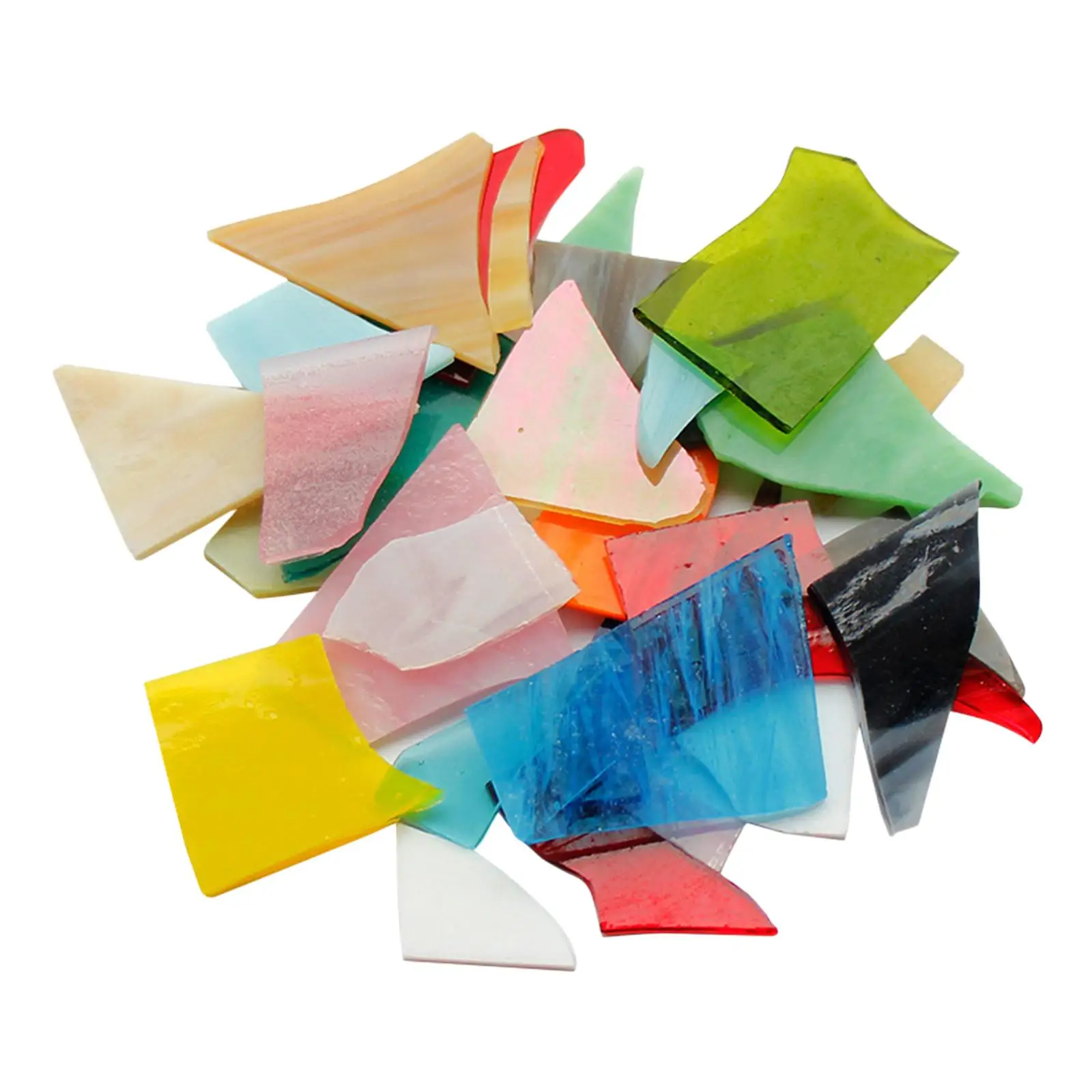 Microwave Fusing Glass Pieces Fused Glass Fragment Mosaic Fusible Material Suitable for diy bracelets pendant making