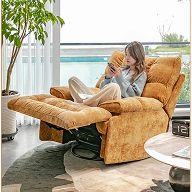 Massagem Sofás reclináveis Poltrona Lounge Floor Sofá-cama de balanço Mesa reclinável seccional Poltrona