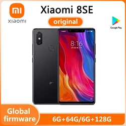 6G 128G Xiaomi MI 8se Smartphone Celular Snapdragon 710 3120 MAh  Fast Charging 18W random color with giftused phone