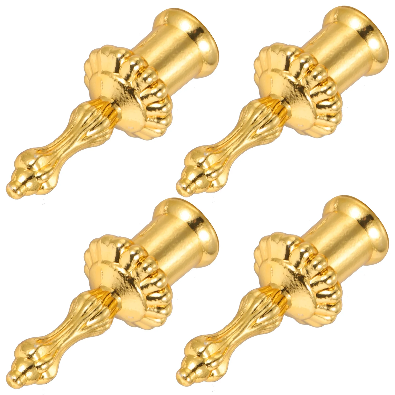 

4pcs Lamp Cap Decoration Golden Shade Finials Top Cover Knob Zinc Alloy Office Lighting Lampshade