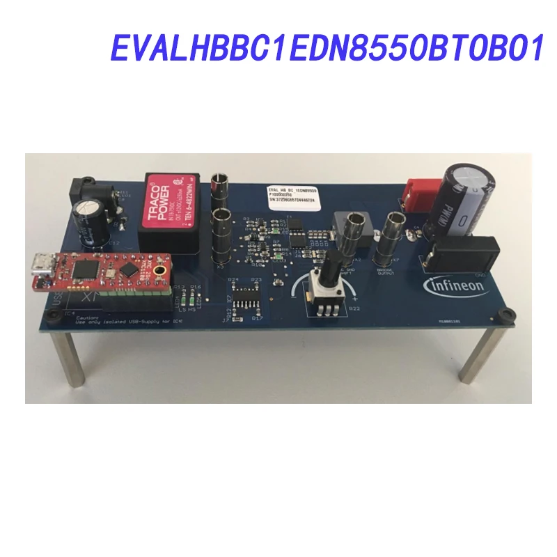 

EVALHBBC1EDN8550BTOBO1 Evaluation Board, EiceDRIVER 1EDN TDI, Buck Converter, Half Bridge, 48V, 60W