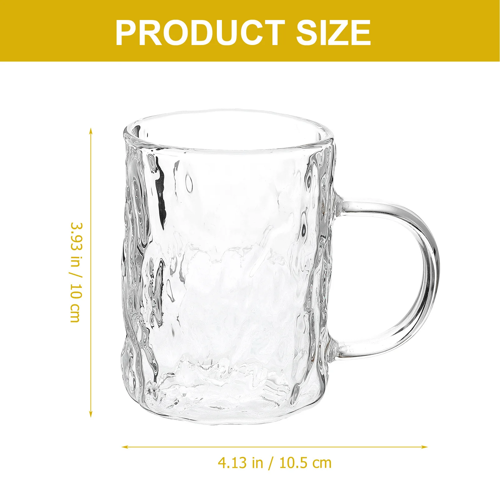 

Household Drink Cup High-Grade Water Mug Smooth Edge Design for Coffee Juice Beer Tea Daily Use Practical Home Accessory