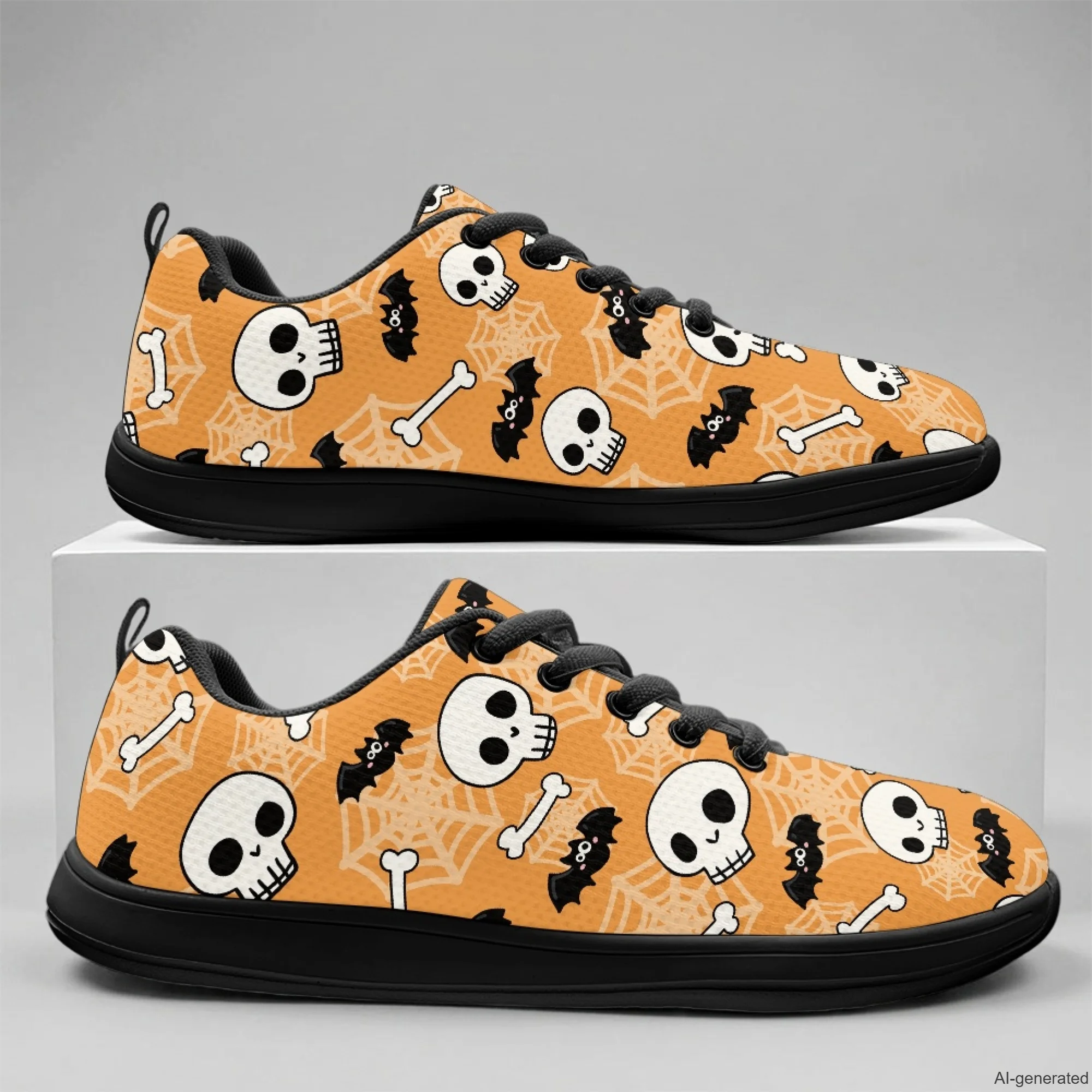 XIXIRIMIDO Atmungsaktive Wanderschuhe, Riemchenschuhe mit breiter Zehenpartie, Sportschuhe für Damen, weiße Turnschuhe, Halloween-Schuhe für männliche Krankenschwestern, Größe 36–46