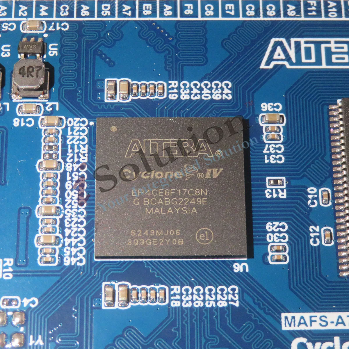 EP4CE6F17C8N Cyclone4 FPGA لوحة النظام الأساسية مجلس التنمية/EP4CE6F17C8/جهد الأسلاك التفاضلية قابل للتعديل