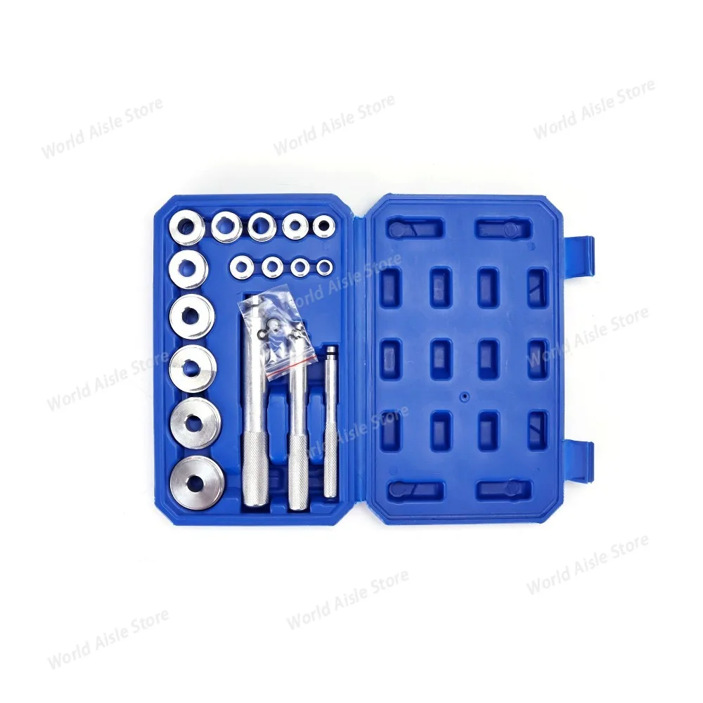 17PCS Bearing Race And Seal Install Driver Set Aluminium Alloy Wheel Bearing Race and Seal Driver Set Removal Tool