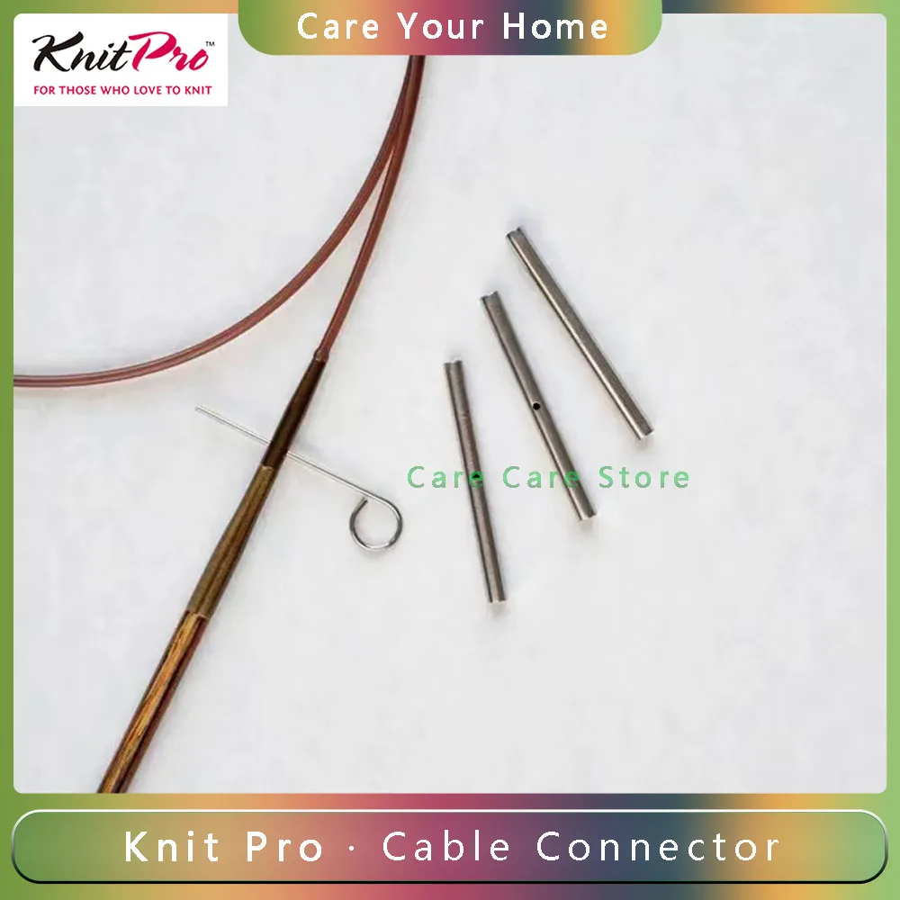 KnitPro Knitting Cable Connectors With Key Knitting Accessories Diy Tools Connecting Rod