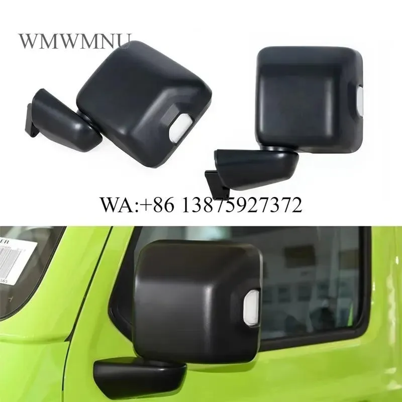 Wmwmnu 7 8 Pins Rearview Mirror Assembly for JL Gladiator JT 2018-2025 With Turn Signal Heated Side Mirror