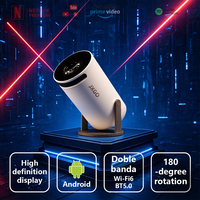 Android 11 Projector 4K 1280*720P HY300 Pro + Dual Wifi 290ANSI 180 ° Flexible Portable Outdoor Cinema Projector BT5.0
