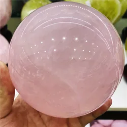 natural rose quartz crystal ball home decoration ball and festive party embellishments pink quartz stones healing crystal