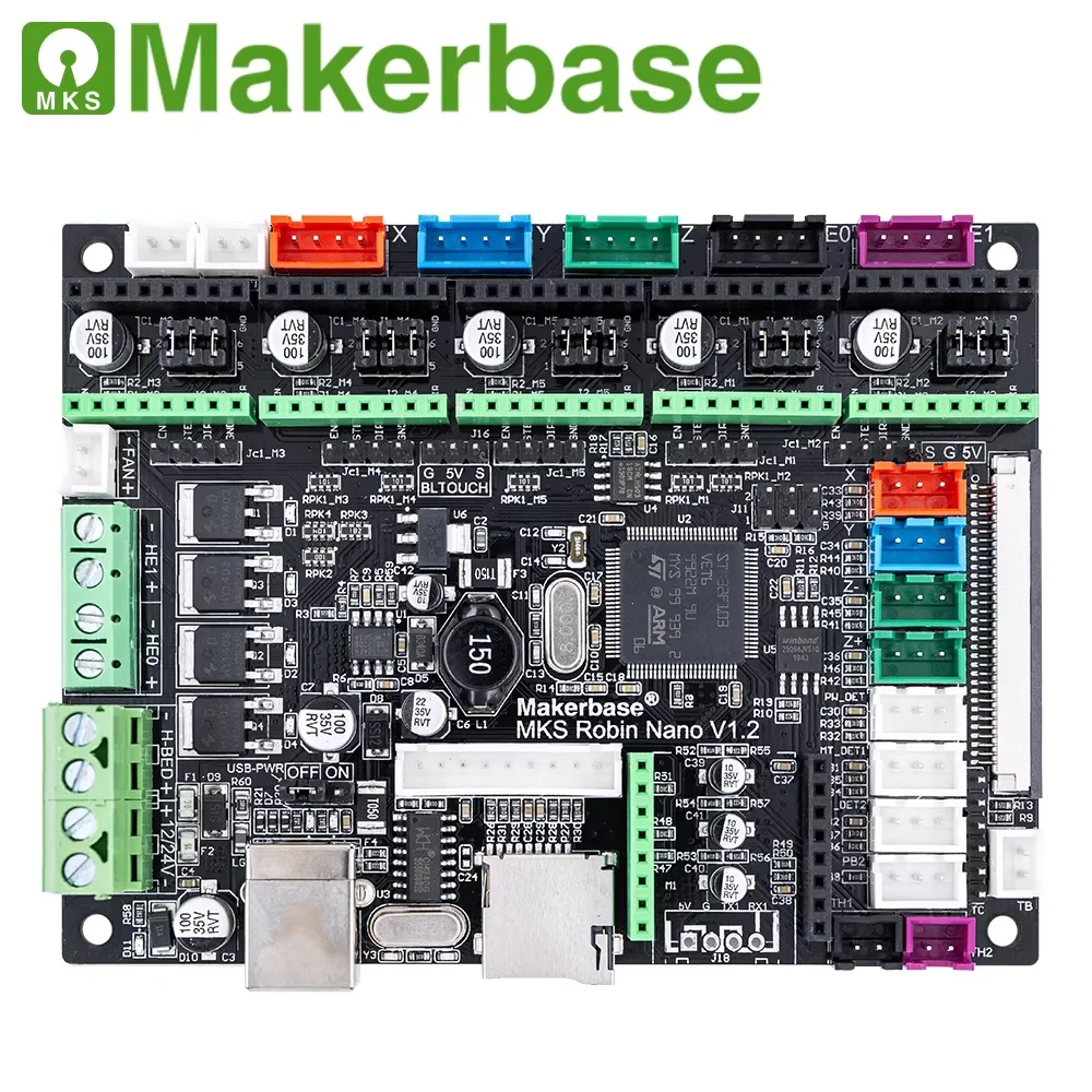 Makerbase MKS Robin Nano V1.2 3D printer motherboard control board screen adjustment parameters