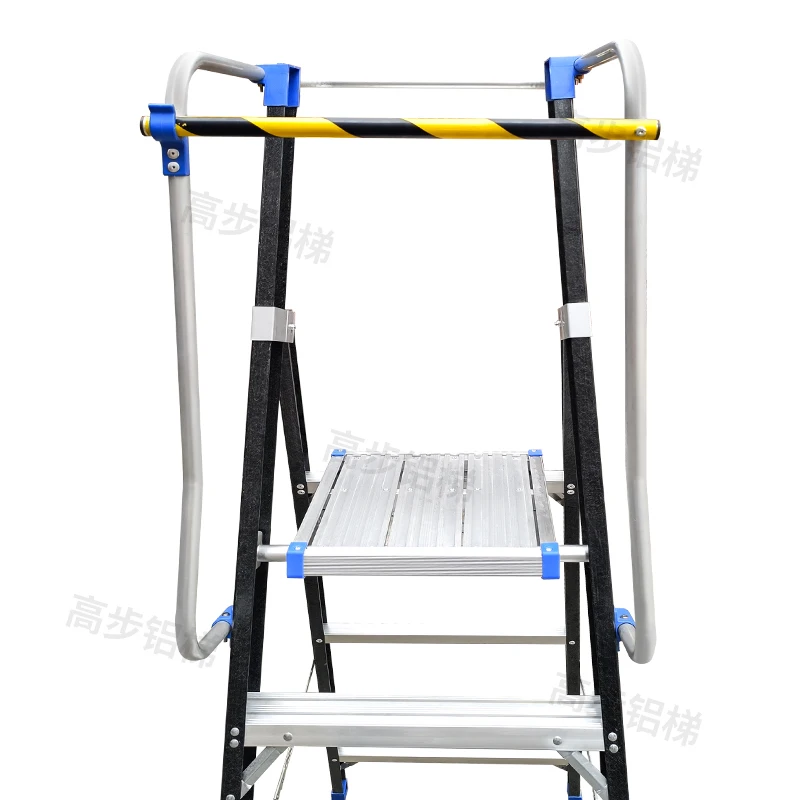 FRP Insulated Platform Ladder Fiberglass Working Platform for Electrician Woking Industrial Maintenance Climbing Tool Pro