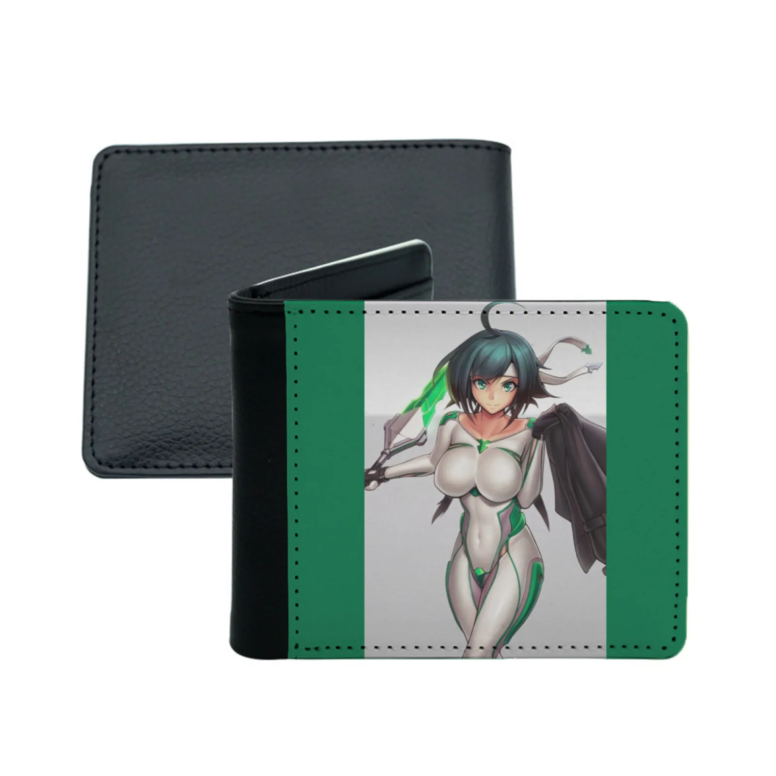 Ravy Profile 2019 الرجال محفظة جلدية بطاقة الائتمان/حاملي الهوية إدراج حقيبة المال الذكور المحافظ القصيرة الشخصية الأصلية أنيمي فتاة