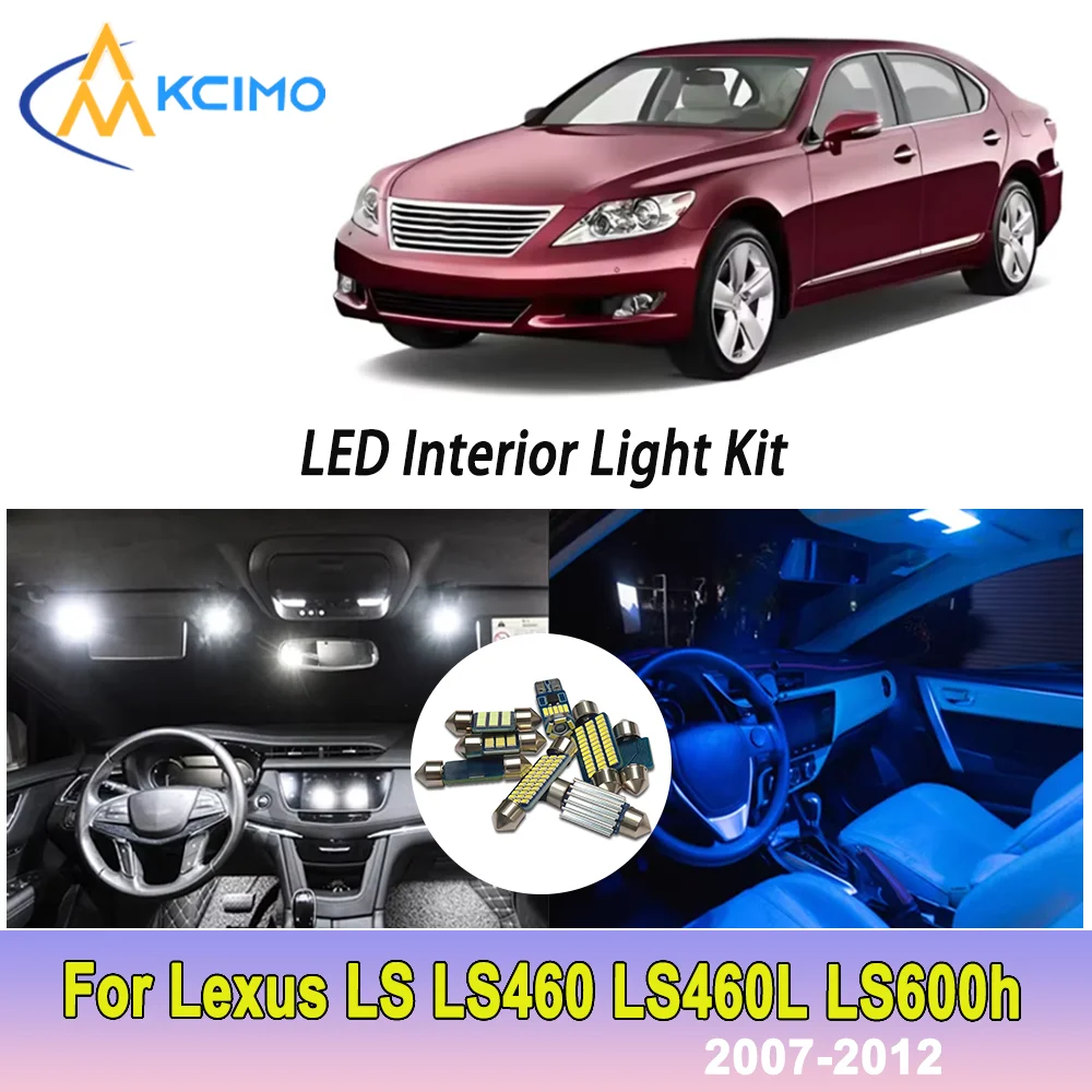 

New Light Bulb For Lexus LS LS460 LS460L LS600h LS600hL (2007-2012) Premium Bright LED Interior Dome Map Trunk Light Kit Car Led
