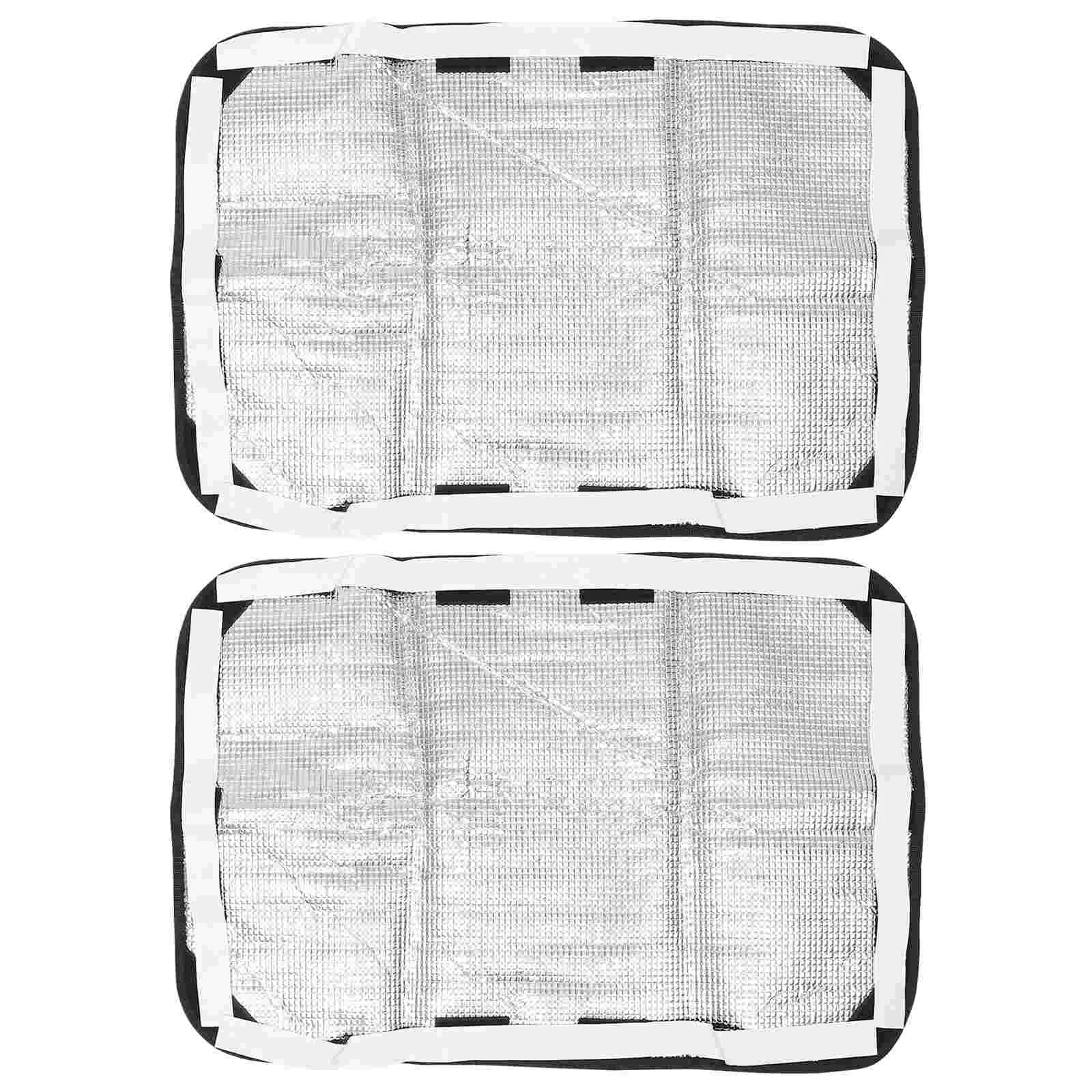 2 Pcs Door and Window Visor RV Shade Sun Cover Drapes Sunshade for Doors Windows of Privacy Protector Curtain Anti-UV