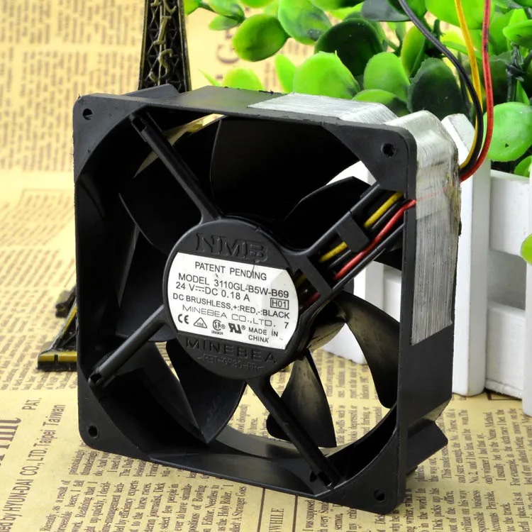 

8CM INVERTER FAN 8025 24V 0.18A 3110GL-B5W-B69 BALL