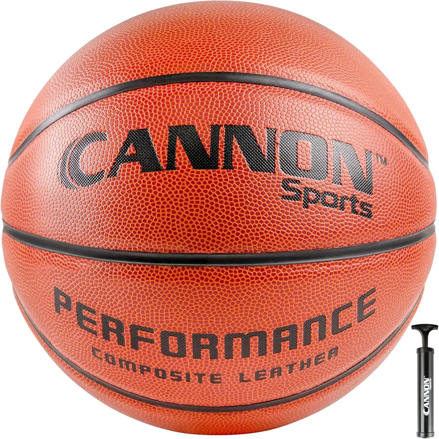 

Official Size 7 Basketball for Indoor/Outdoor - Good Grip & Bounce, Pump Included