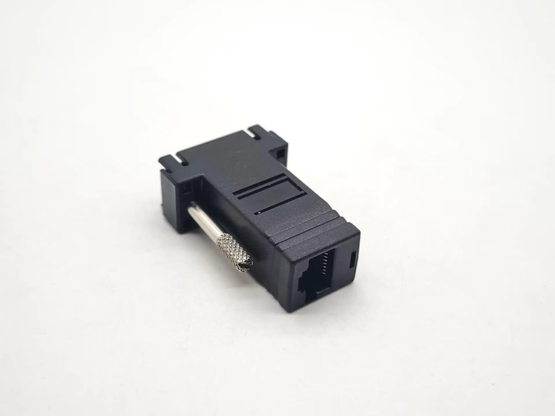 DB9 to RJ45 Adapter Female to Female Standard D-Sub Straight Plastic Shell Assembly