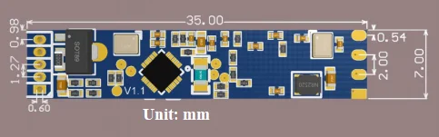 HLK-LD2410C 24G mmWave FMCW Millimeterwelle 5M menschlicher Anwesenheitsstatus Radarsensor Bewegungserkennungsmodul hohe Empfindlichkeit – Detail 9