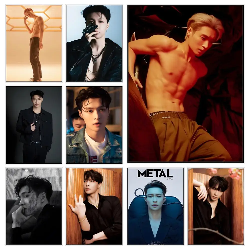 Pop Singer L-Lay Zhang Poster Trendy Aesthetic Wall Decor for Dorm & Bedroom