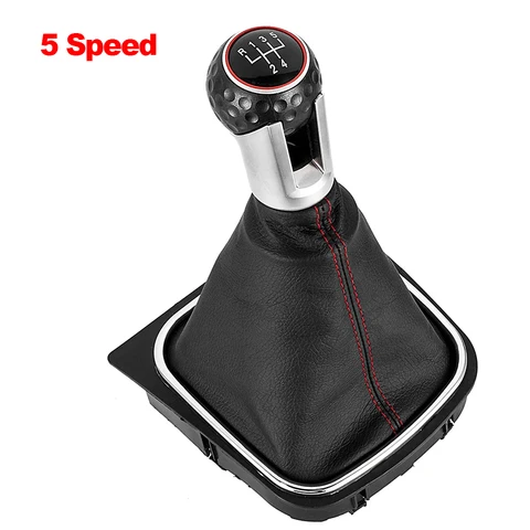 Ручка переключения передач для VW Golf 5 6 MK5 R32 GTD GTI Golf 6 MK6 R20 2004-2013, автомобильный рычаг переключения передач, ручка с гетрой, крышка багажника