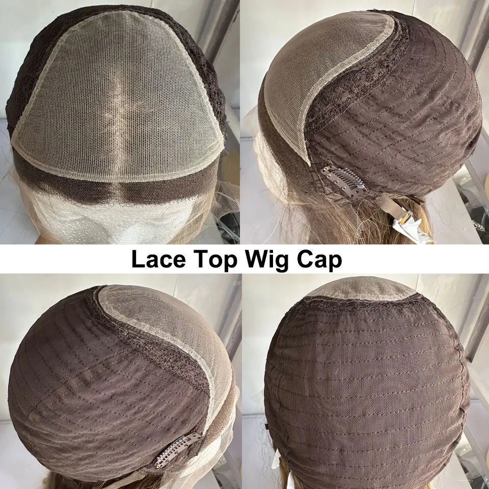 Wig Kosher atas renda Wig rambut Eropa BlondColor wig Yahudi rambut manusia atasan renda untuk wanita gratis pengiriman