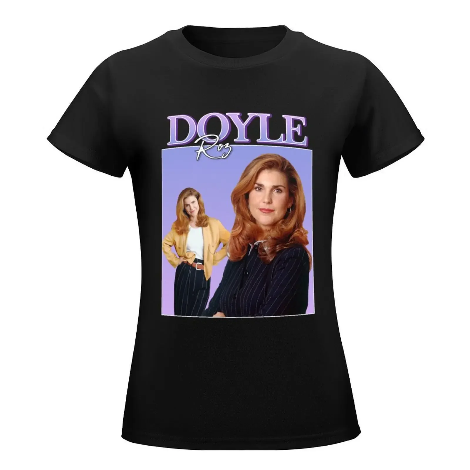 Roz Doyle T-Shirt animal print shirt for girls vintage clothes summer tops t shirts for Womens