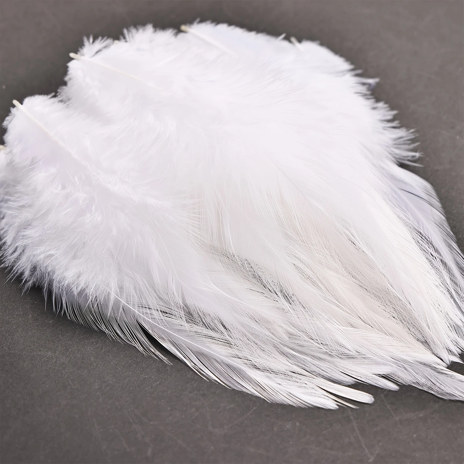 50 szt. Naturalnych białych piór bażanta do rękodzieła DIY, sztuczne dekoracje z kurczaka, łapacze snów, biżuteria, akcesoria do rękodzieła