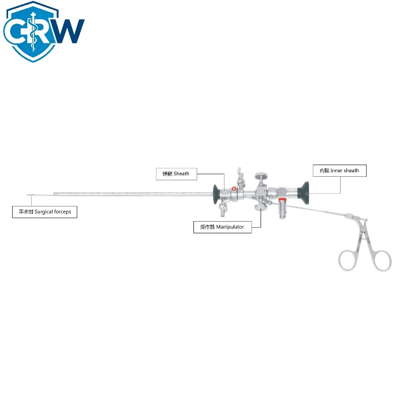 CRW Reusable Flexible Pediatric Cystoscope Sheath Set Urethrocystoscopy Class II ISO Certified Urology Anorectal Surgery