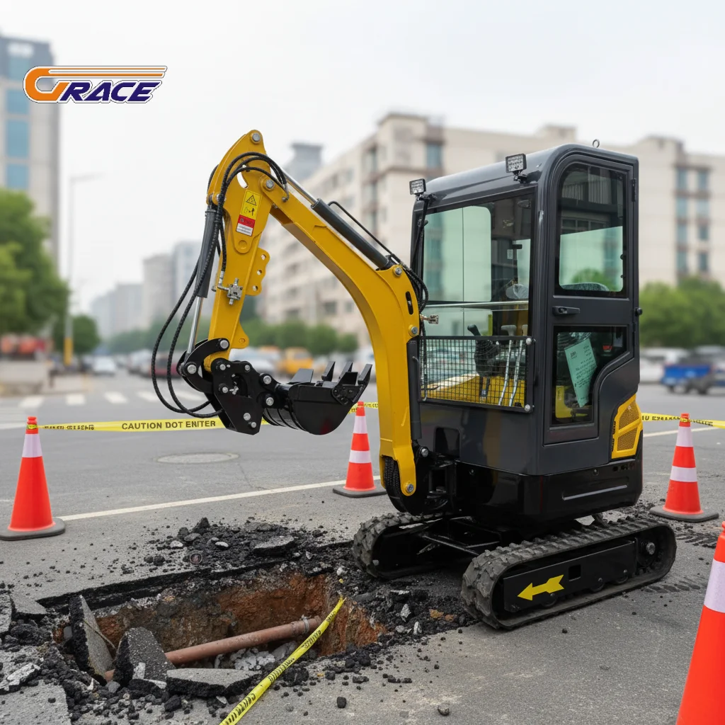 

Customize Mini Crawler Excavator EPA Approved 1 Ton Small Digger Garden Farm Use Fast Shipping Wholesale