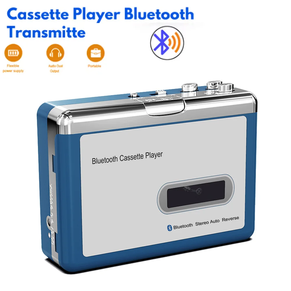Bluetooth Cassette Transmission Tape Recorder Cassette Player new Transmitter Stereo Music Player Adapter to MP3 Converter