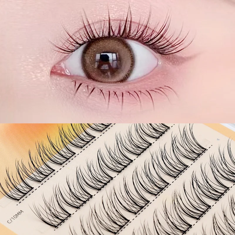 Grafting World Bird\'s Trilogy Natural Segmentation Single Cluster 3D Bird Series LC Dog Series Thick Grafted False Eyelashes
