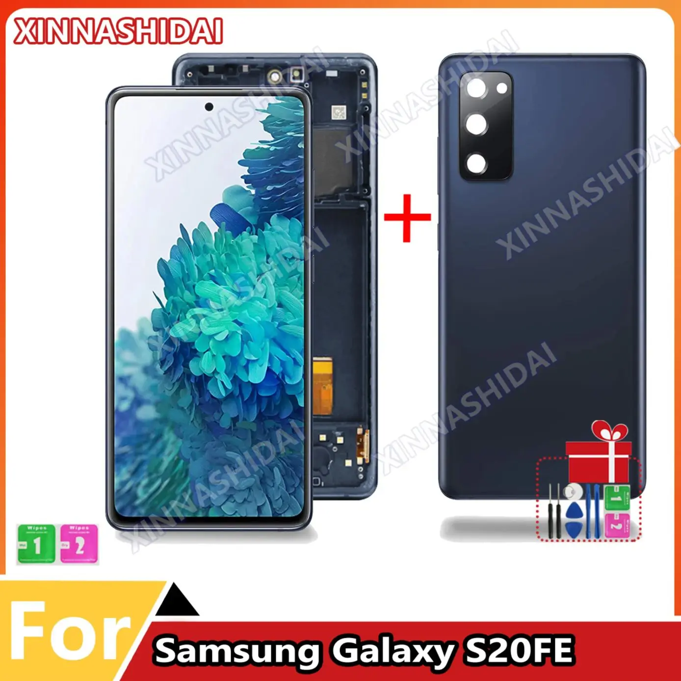 AMOLED For Samsung Galaxy S20 FE 4G SM-G780 S20 FE 5G SM-G7810 Display Touch Screen Ditigitizer Assembly Replacement For S20FE