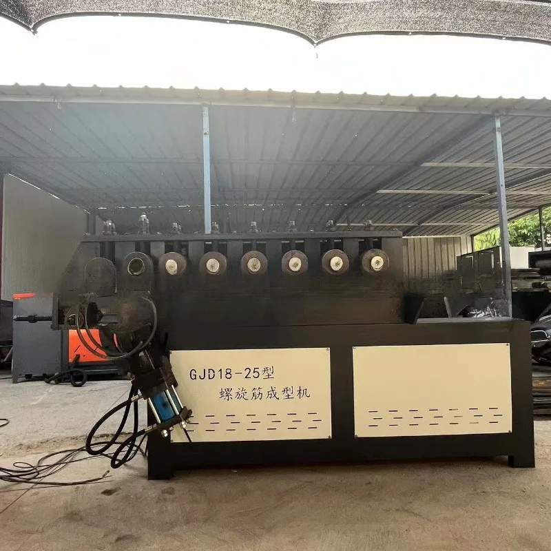 Spiral bar forming machine Rebar round steel CNC arc bending machine
