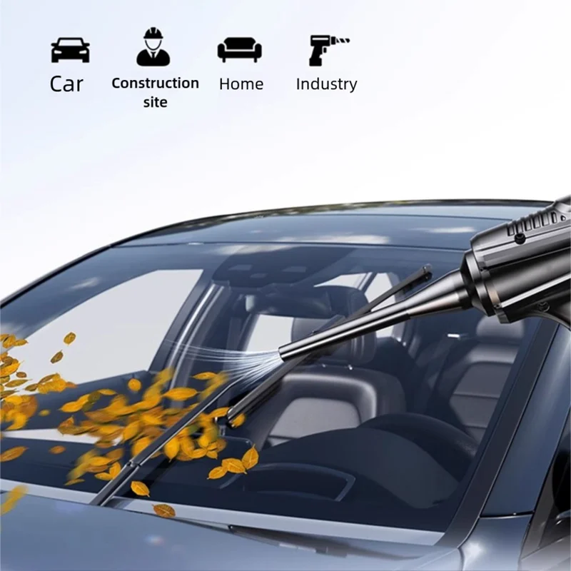 Portable Car Vacuum Cleaner With Wireless Electric Power Three Gears Large Suction Power Brushless Handheld Dust Remover