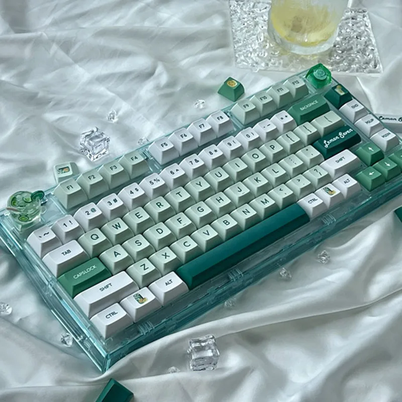 Personality Lemon Tea Resin Keycap Cherry MX Switch Mechanical Keyboard Cap Transparent Single