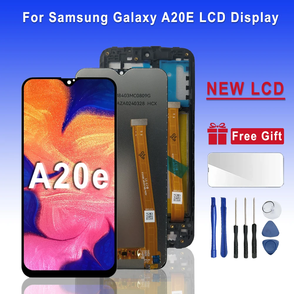 novo-display-de-58-polegadas-para-samsung-a20e-tela-lcd-touch-screen-digitalizadora-peca-de-reposicao-para-samsung-a20e-a202-a202f
