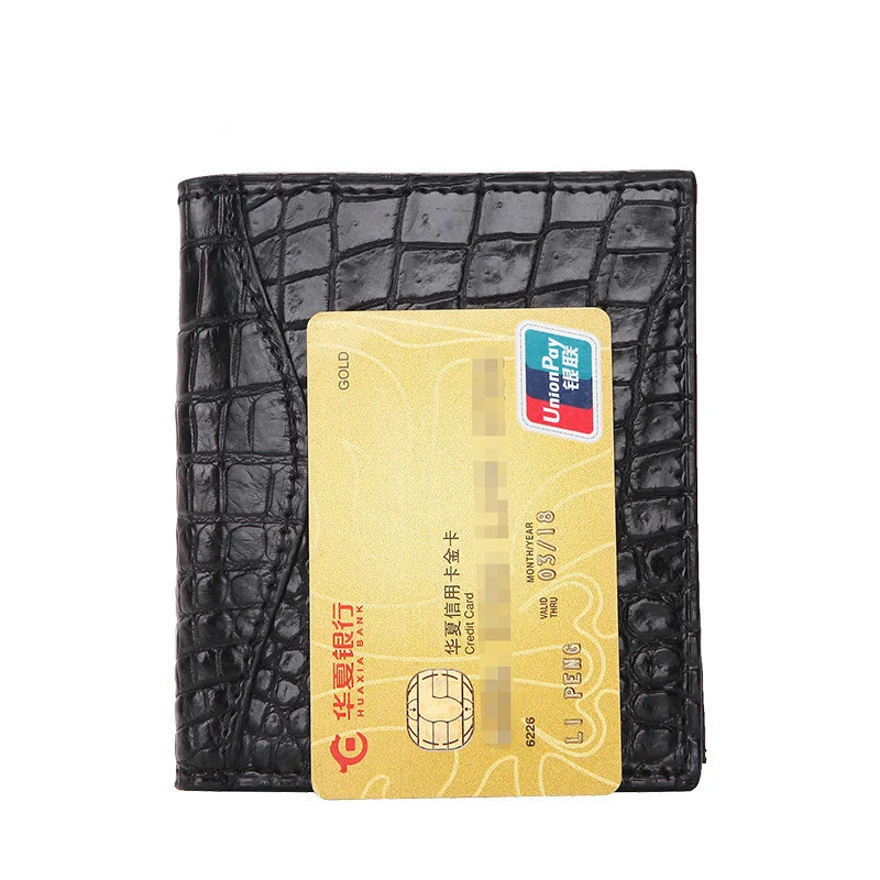 New Design Man Business Affairs Leisure Time Package Male Genuine Leather fashion Short Two Fracture Wallet High-quality