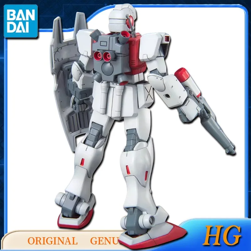 반다이 오리지널 정품 HG 건담 RGM-79GS 'GM 커맨드 스페이스 '애니메이션 액션 피규어 장난감, 어린이 선물 조립 모델 장식품