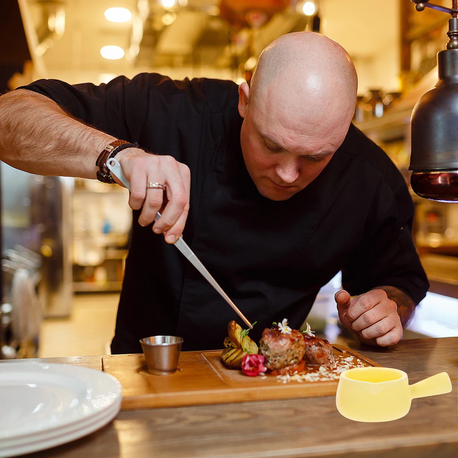 

4Pcs Small Handled Milk Cups Ceramic Milk Jugs Smooth Surface Easy to Clean for Restaurant Cafe Home Ceramic Pitcher