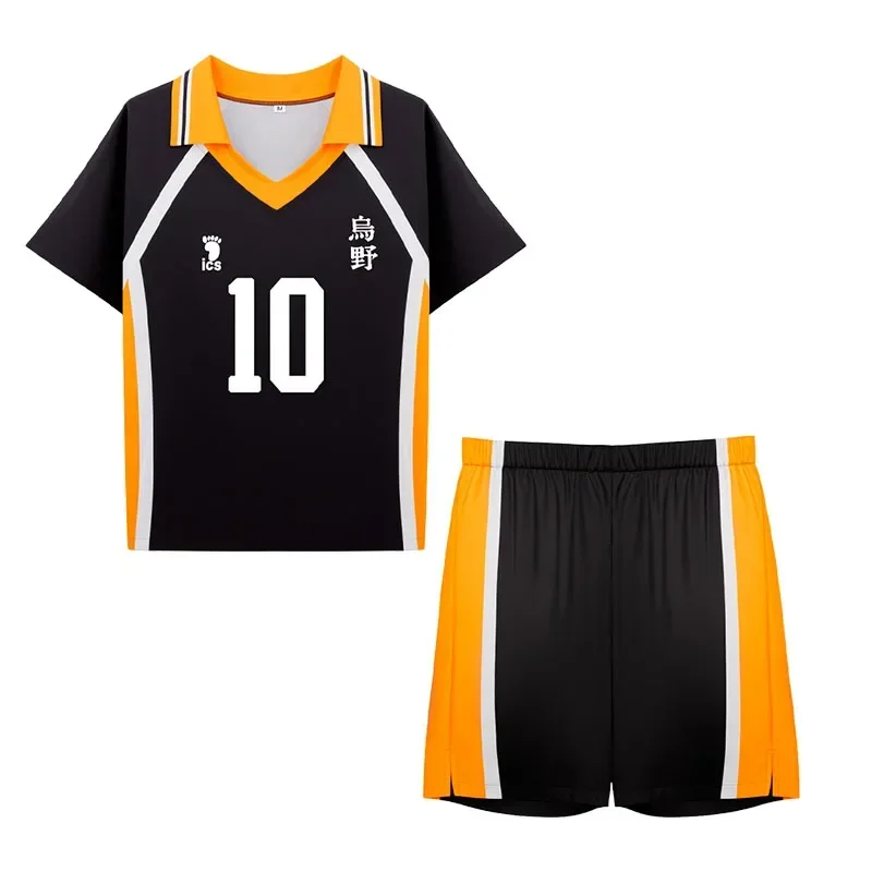 Anime Haikyu Cosplay Costume Karasuno Koukou High School Volleyball Club Hinata Shoyo Kageyama Tobio Sportswear Jerseys