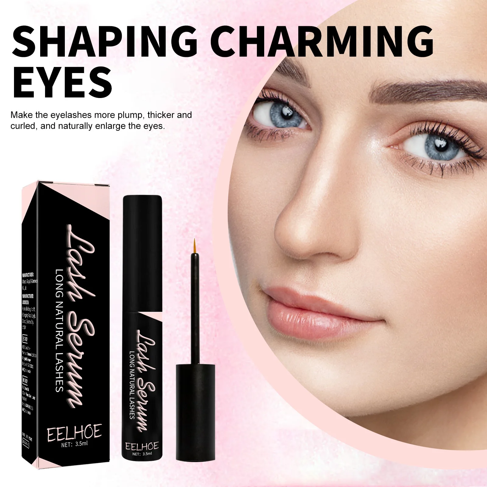 EELHOE Ciglia Crescita Enhancer Siero Curling Trattamento Allungamento Naturale Ciglia Più Spessa Trucco Liquido Lash Lifting Prodotti