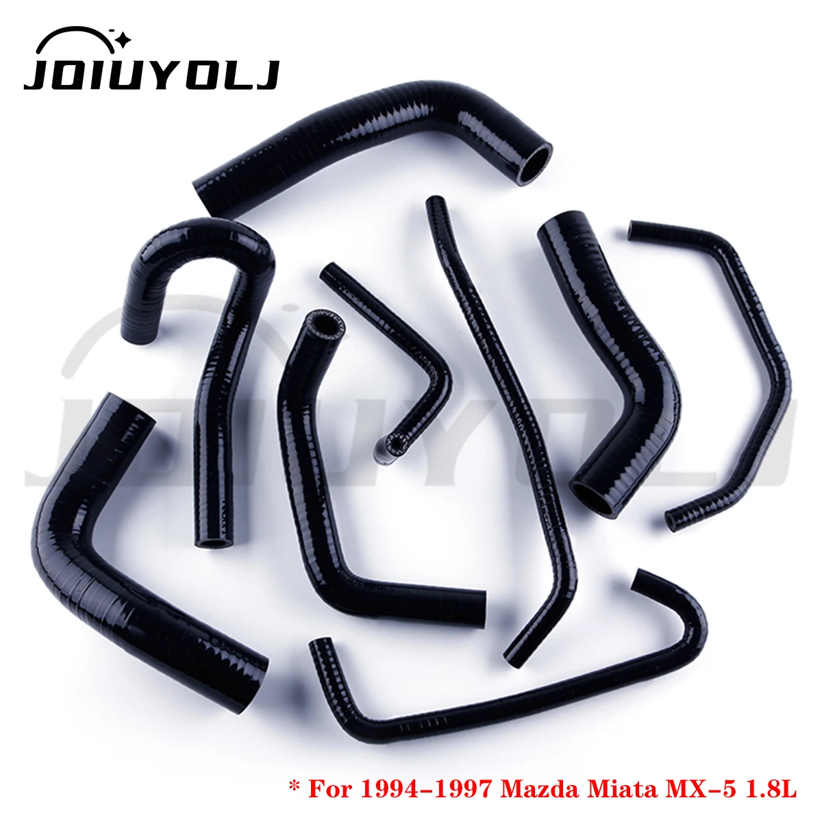 

9Pcs Silicone Coolant Radiator Heater Hose Kit For Mazda MX-5 Miata 1.8L NA8C 1994-1997